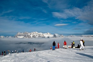 гора Planei, Schladming, Austria. Высота 1890 метров