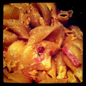 Conchiglione carbonara - Рецепт для программистов.